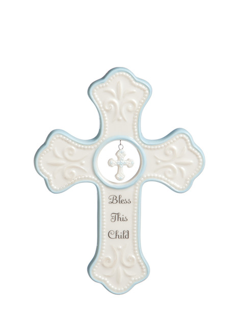 Blue Hanging Cross slide 