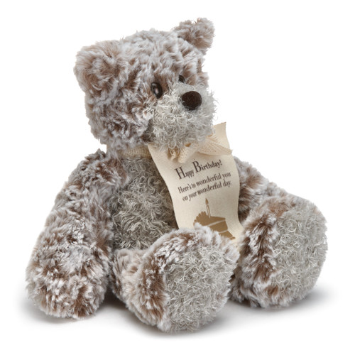 Mini Giving Bear 8.5"- Happy Birthday slide 