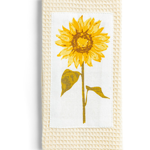 byDesign Serving Cream & Gray Sunflower Kitchen Boa 4" x 69" slide 