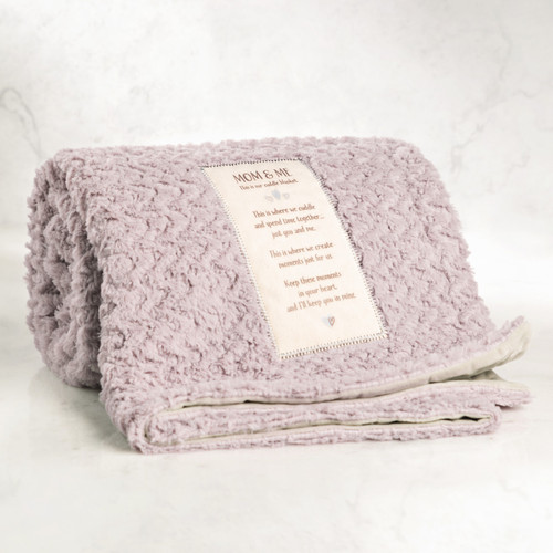 Cuddle Moments Mom and Me Cuddle Time Blanket 50" x 60" slide 