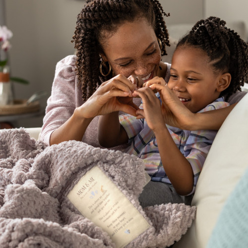 Cuddle Moments Mom and Me Cuddle Time Blanket 50" x 60" slide 