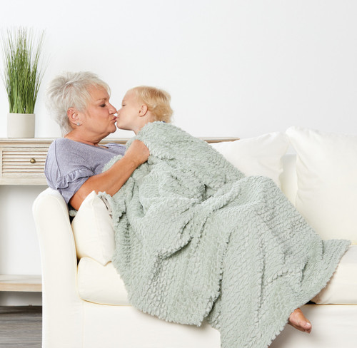 Cuddle Moments Grandma and Me Cuddle Time Blanket 50" x 60" slide 