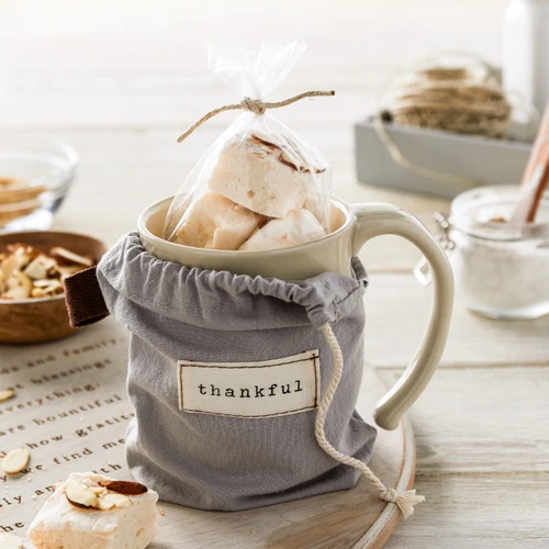 Warm Heart Ivory Stoneware Thankful Heart Mug 16oz slide 