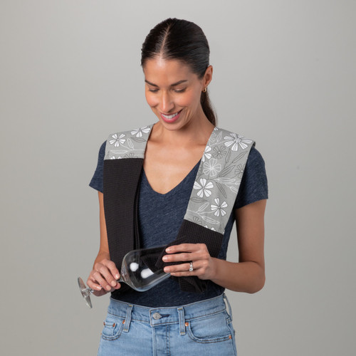 Gray Floral Kitchen Boa® slide 