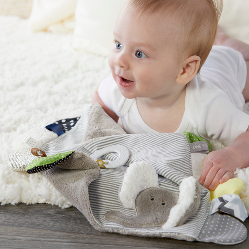 Mommy & Me Activity Blankie - Elephant slide 