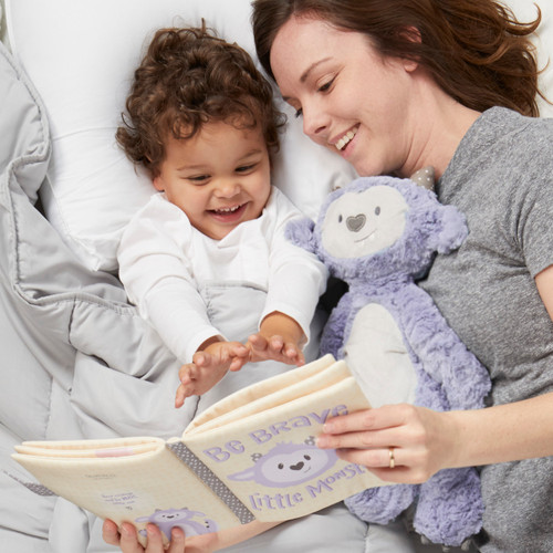 Growl Pal Light Purple Let's Be Brave Stuffed Animal 12" slide 