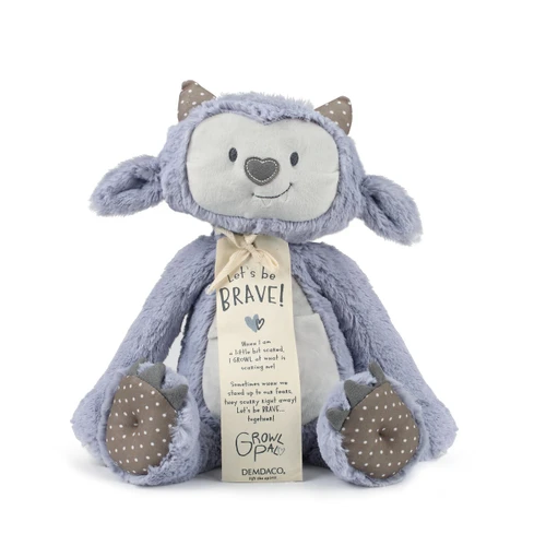 Growl Pal Light Purple Let's Be Brave Stuffed Animal 12" slide 