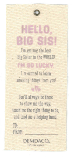 Gift from the New Kid: Big Sister Plush Puppy slide 