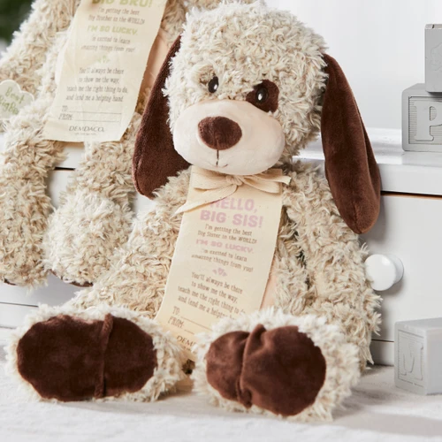 Gift from the New Kid: Big Sister Plush Puppy slide 