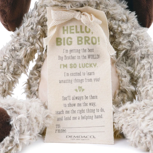 Gift from the New Kid: Big Brother Plush Puppy slide 
