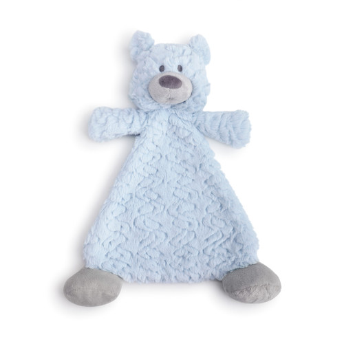 Cozies Collection Blake Bear Rattle Blankie 13" x 11" slide 