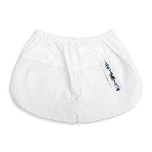 White Shirt Extender with Buttons slide 