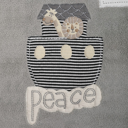 Noah's Ark by Lori Siebert Dove and Rainbow Blanket 30" x 40" slide 