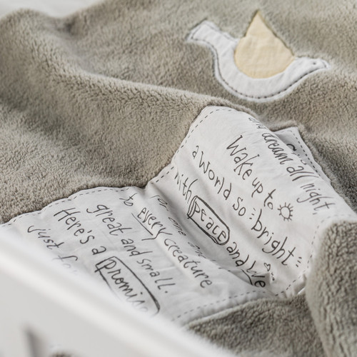 Noah's Ark by Lori Siebert Dove and Rainbow Blanket 30" x 40" slide 