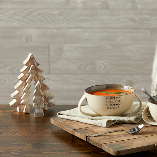 Whitewashed Wood Nesting Trees - Set of 3 slide 