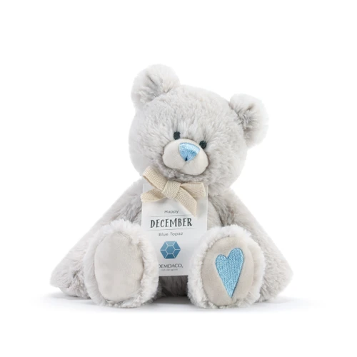 Birthstone Bears December Teddy Bear Stuffed Animal 3.5" x 8.5" slide 
