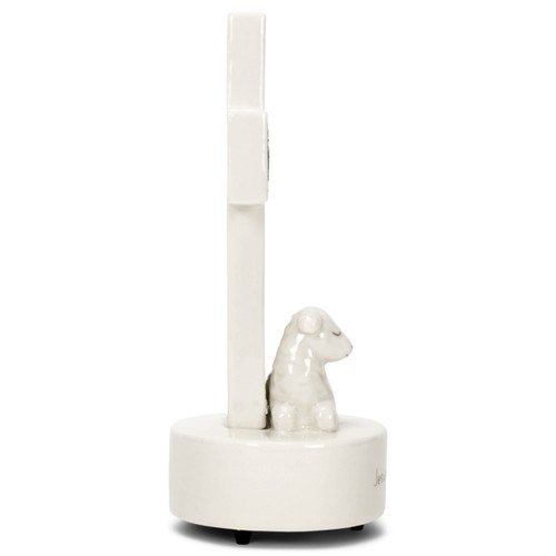 Jesus Loves Me Medallion Musical Cross slide 