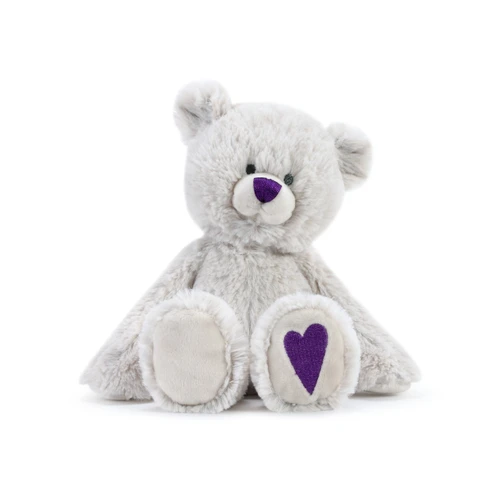 Birthstone Bears February Teddy Bear Stuffed Animal 3.5" x 8.5" slide 
