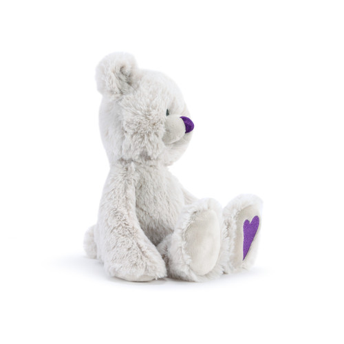 Birthstone Bears February Teddy Bear Stuffed Animal 3.5" x 8.5" slide 