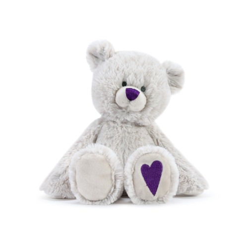 Birthstone Bears February Teddy Bear Stuffed Animal 3.5" x 8.5" slide 