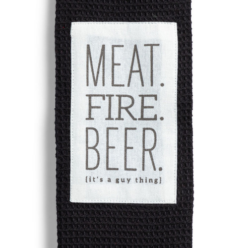 byDesign Serving Black & White It's a Guy Thing Kitchen Boa 4" x 69" slide 