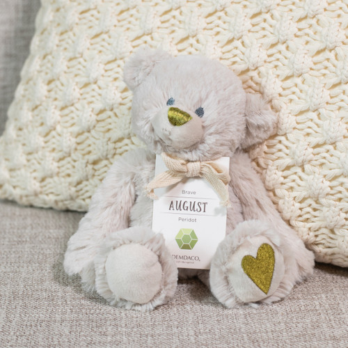 Birthstone Bears August Teddy Bear Stuffed Animal 3.5" x 8.5" slide 