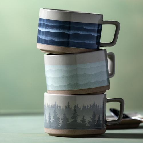 Forest Mist Soup Mug Set of 2 slide 