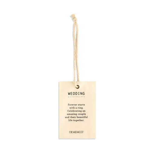 Inspired Collection Two Became One Wedding Hanging Inspired Bell 3.5" x 7" slide 
