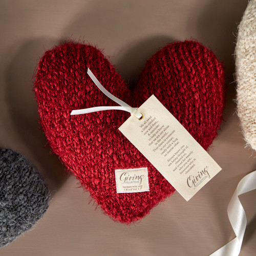 Giving Collection Red Weighted Giving Heart 1.85lb slide 