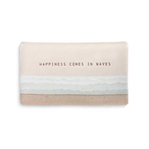 Happiness Comes in Waves Spoon Rest slide