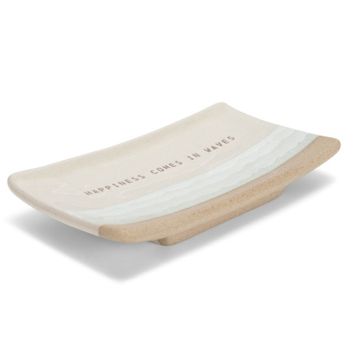 Happiness Comes in Waves Spoon Rest slide