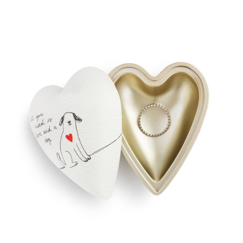 Dog Love Art Heart Keeper slide 