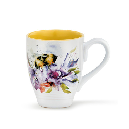 Dean Crouser Watercolor Nectar Bumblebee Mug 16oz slide 