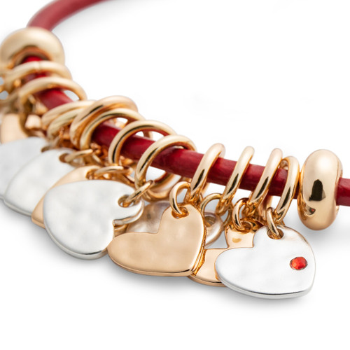Charm Bracelet - Red Heart slide