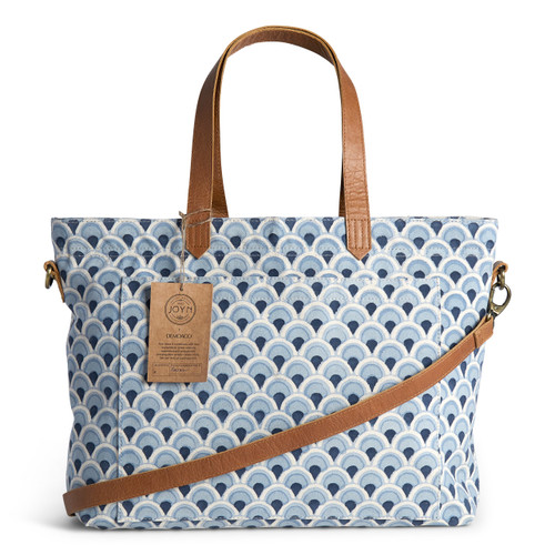 JOYN Tote Bag - Blue Scallop slide 