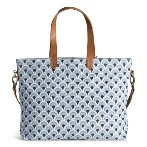JOYN Tote Bag - Blue Scallop slide 