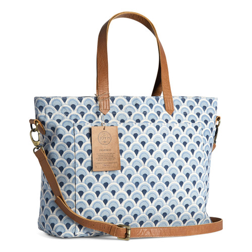 JOYN Tote Bag - Blue Scallop slide 