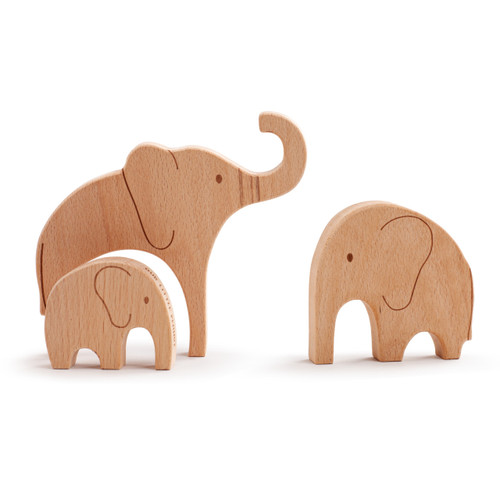 Just Us Puzzle - My Little Peanut Elephant slide 