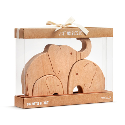 Just Us Puzzle - My Little Peanut Elephant slide 