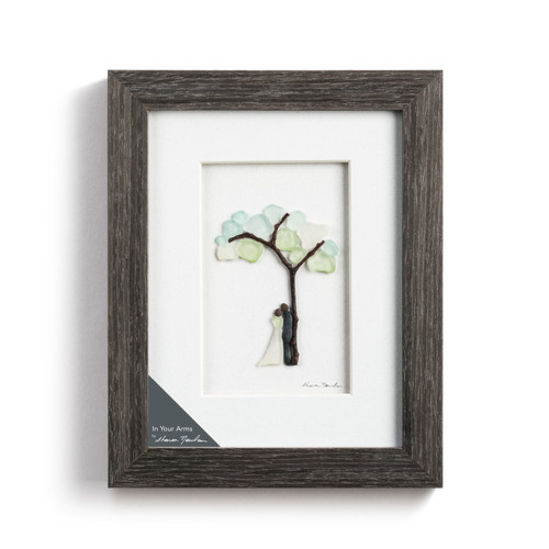 In Your Arms Wall Art - Gray slide 