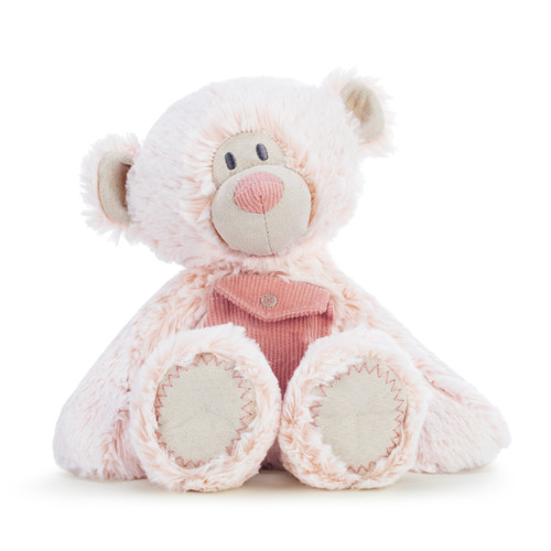 Pocket Prayer Bear Pinked Stuffed Animal 11" slide 