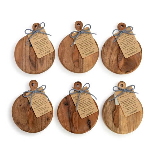 Mini Wood Serving Board - 6 Assorted slide 