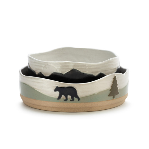 Regional Living Collection In the Woods Stacking Bowls Set of 2 slide 