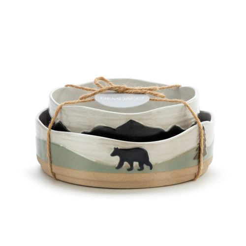 Regional Living Collection In the Woods Stacking Bowls Set of 2 slide 