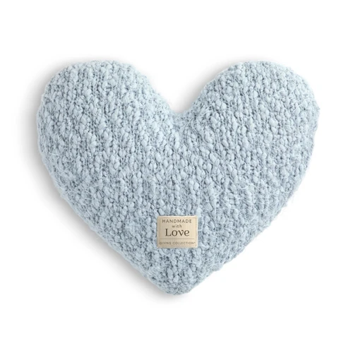 Giving Collection Soft Blue Weighted Giving Heart 1.85lb slide 
