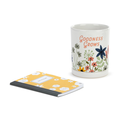 Goodness Grows Planter with Journal Gift Set slide 