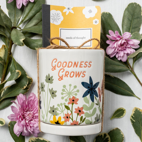 Goodness Grows Planter with Journal Gift Set slide 