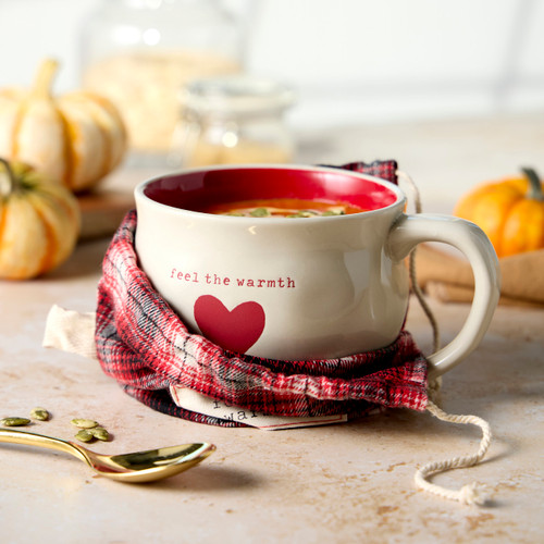 Feel the Warmth Heart Soup Bowl slide 