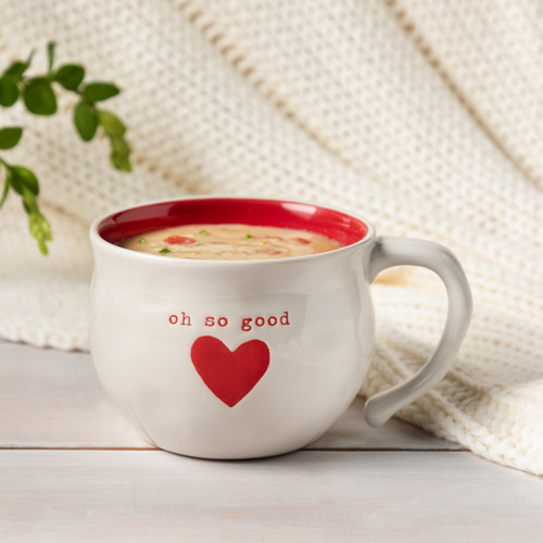 Oh So Good Heart Soup Bowl slide