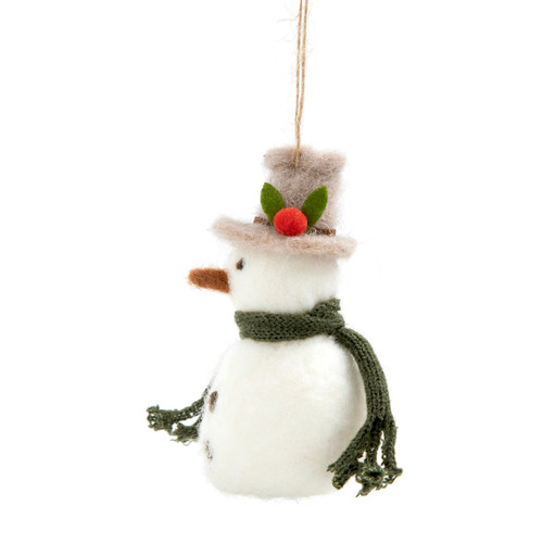 CS Felt Snowman Ornament slide 